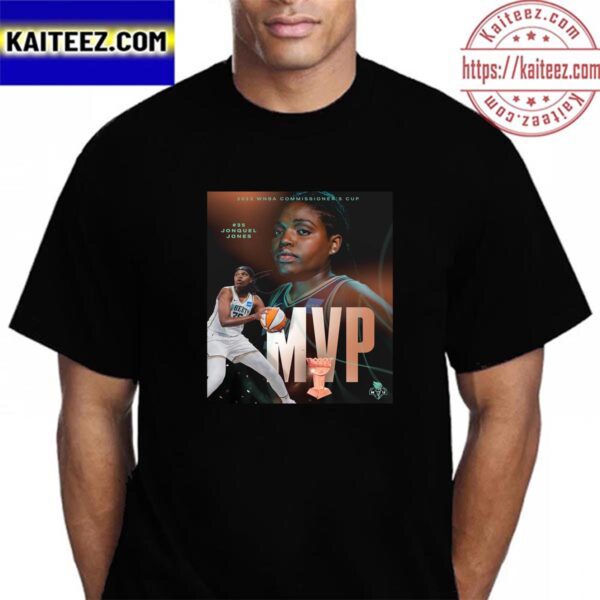 New York Liberty Jonquel Jones MVP 2023 WNBA Commissioner’s Cup Vintage T-Shirt