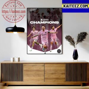 Official 2023 Leagues Cup Champions Are The Inter Miami CF Classic T-Shirt Art Decor Poster Canvas