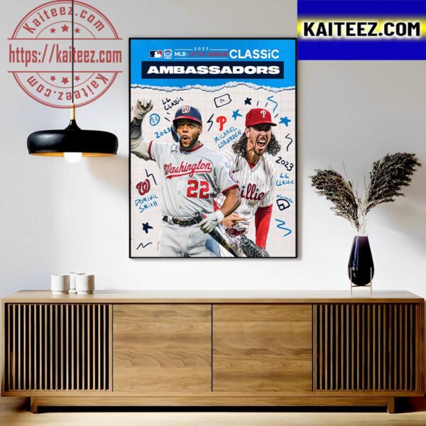 Official Ambassadors For The 2023 MLB Little League Classic In Williamsport PA Classic T-Shirt Art Decor Poster Canvas