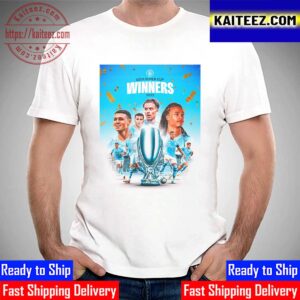 Official Manchester City Are UEFA Super Cup Winners 2023 Vintage T-Shirt