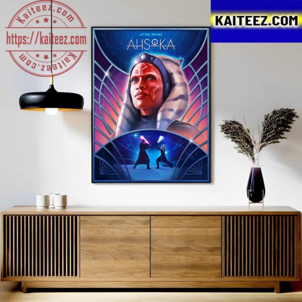 Official New Poster Star Wars Ahsoka Inspired Art Classic T-Shirt Art Decor Poster Canvas