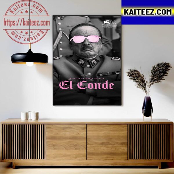 Official Poster El Conde Of Pablo Larrain Art Decor Poster Canvas