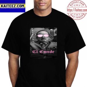 Official Poster El Conde Of Pablo Larrain Vintage T-Shirt