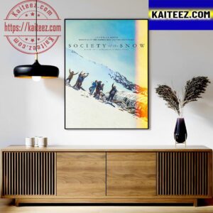 Official Poster For Society Of The Snow Of J A Bayona Art Decor Poster Canvas
