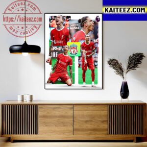 Official Poster New Match For Darwin Nunez Of Liverpool In Premier League Art Decor Poster Canvas