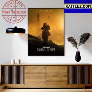 Official Poster The Walking Dead Daryl Dixon Hope Is Not Lost Classic T-Shirt Art Decor Poster Canvas