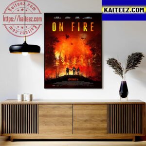 On Fire Official Poster Art Decor Poster Canvas