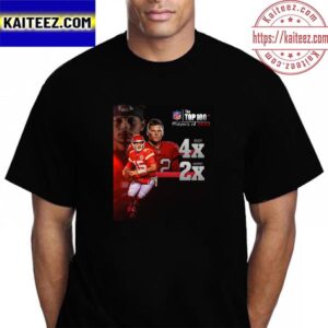 Patrick Mahomes 2x and Tom Brady 4x Voted Top 1 In NFL The Top 100 Players Vintage T-Shirt