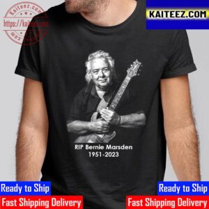 RIP Bernie Marsden 1951 2023 Thank You For The Memories Vintage T-Shirt