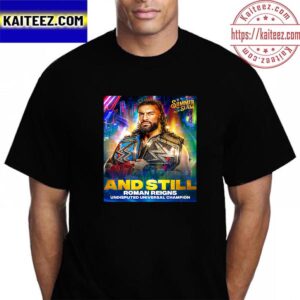 Roman Reigns Retains The WWE Undisputed Universal Champion In A Legendary Last Man Standing Match Vintage T-Shirt