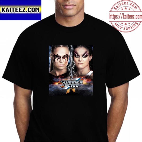 Ronda Rousey vs Shayna Baszler For MMA Rules Showdown Match At WWE SummerSlam Vintage t-Shirt