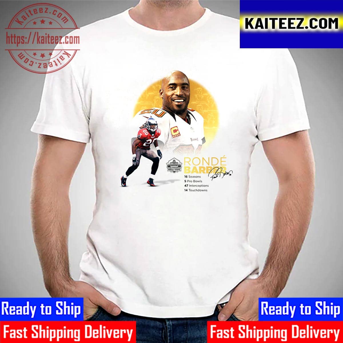 Official Rondé Barber Tampa Bay Buccaneers Pro Football Hall Of Fame 2023  Shirt, hoodie, sweater, long sleeve and tank top