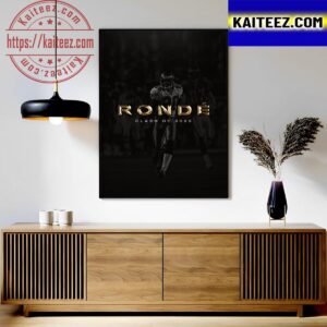 Ronde Barber Of Tampa Bay Buccaneers At Class Of 2023 Pro Football Hall Of Fame Art Decor Poster Canvas
