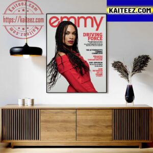 Rosario Dawson On The Cover Of Television Academy Emmy Magazine Art Decor Poster Canvas