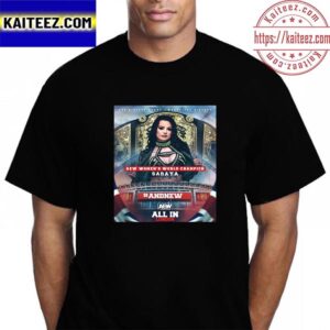 Saraya Is The New AEW Womens World Champion At AEW All In London Vintage T-Shirt