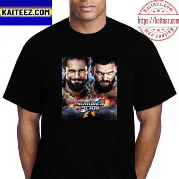 Seth Freakin Rollins vs Finn Balor For World Heavyweight Title At WWE SummerSlam Vintage t-Shirt