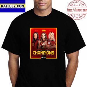 Spain Are Champs 2023 FIFA Womens World Cup Champions Vintage T-Shirt