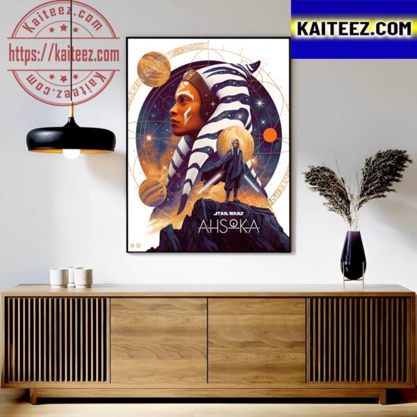 Star Wars Ahsoka Inspired Art By Fan New Poster Movie Classic T-Shirt Art Decor Poster Canvas