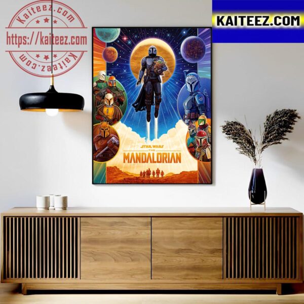 Star Wars The Mandalorian New Art Poster By Fan Art Decor Poster Canvas