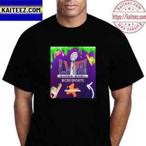 Super Bowl LVIII Gets a Slime-Filled Twist CBS Sports and Nickelodeon Team Up for a Unique Alternate Telecast on February 11th Vintage T-Shirt