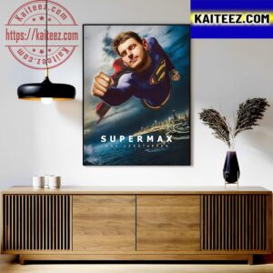 Superman x Max Verstappen Is Supermax Wins The Dutch Grand Prix Art Decor Poster Canvas