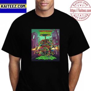 Teenage Mutant Ninja Turtles Mutant Mayhem Poster Movie Art By Fan Vintage T-Shirt