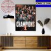 The Champions Of Commissioner’s Cup 2023 Are New York Liberty Art Decor Poster Canvas