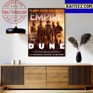 The Battle For Arrakis Begins Dune Part Two Issue On Cover Empire Magazine Art Decor Poster Canvas