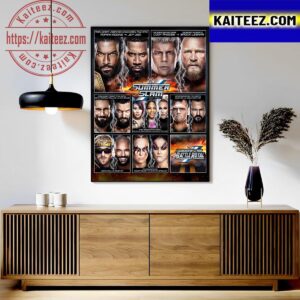 The Biggest Party Of The Summer At WWE SummerSlam Detroit Art Decor Poster Canvas