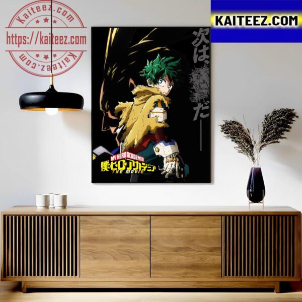 The Fourth My Hero Academia The Movie Official Poster Art Decor Poster Canvas