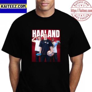 The Future Of Hydration Meets The Future Of Football Prime x Erling Haaland Vintage T-Shirt