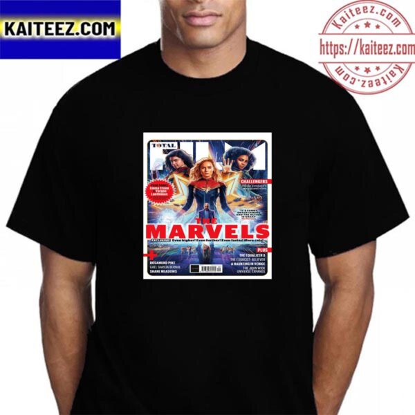 The Marvels Even Higher Even Faster Even Further Movie Of Marvel Studios On Cover Total Film Vintage T-Shirt