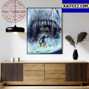 The Meg 2 The Trench New Meg Old Chum With Starring Jason Statham New Poster Art Decor Poster Canvas