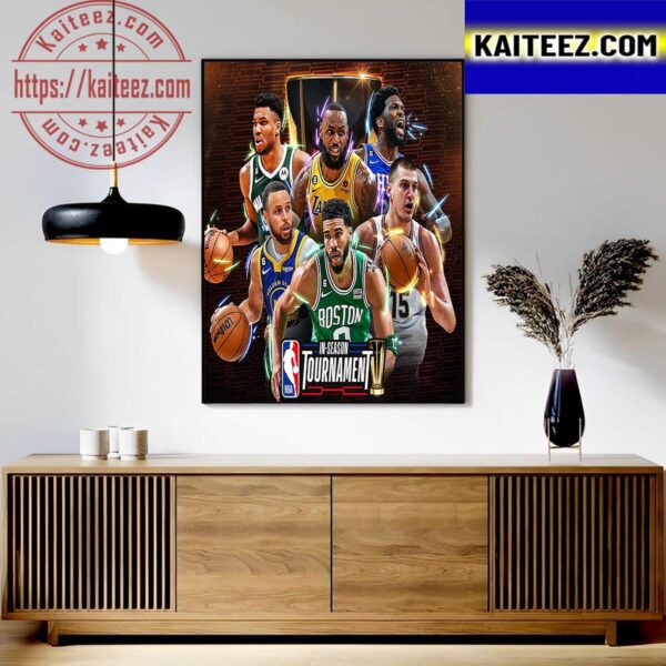 The NBA In-Season Tournament Poster Art Decor Poster Canvas