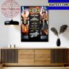 The Ring General Gunther And Still WWE Intercontinental Champion At WWE SummerSlam Art Decor Poster Canvas