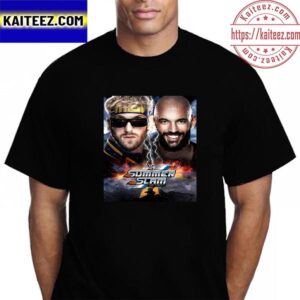 The Social Media Megastar Logan Paul vs The Highlight of the Night Ricochet At WWE SummerSlam Vintage t-Shirt