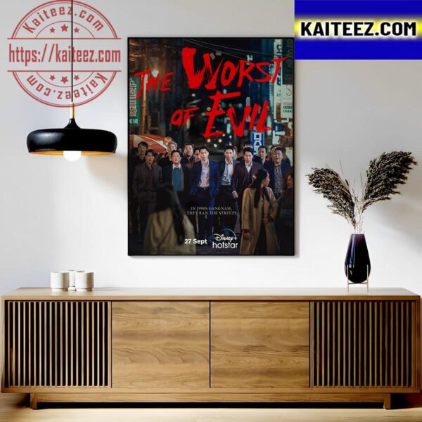 The Worst Of Evil Official Poster Art Decor Poster Canvas