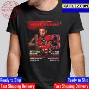 Two Historical Facts About Mike Evans Of The Tampa Bay Buccaneers in NFL History Vintage T-Shirt