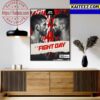 UFC Fight Night Nashville Cory Sandhagen Vs RobFont For Catchweight Bout Art Decor Poster Canvas
