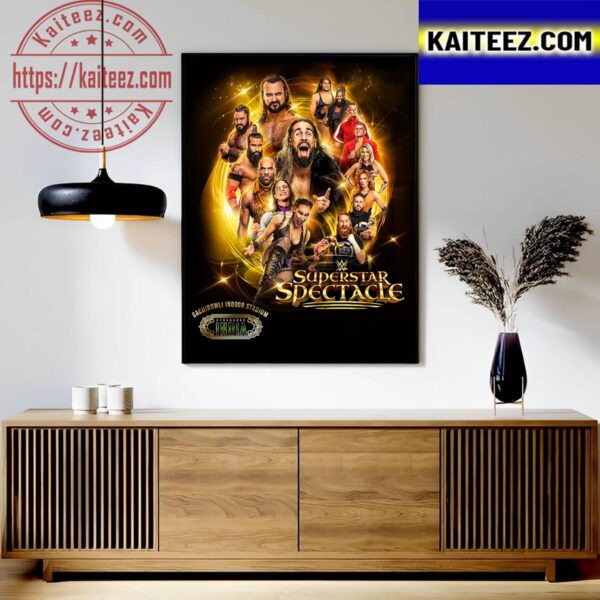 WWE Superstar Spectacle In Hyderabad Returns To India Art Decor Poster Canvas