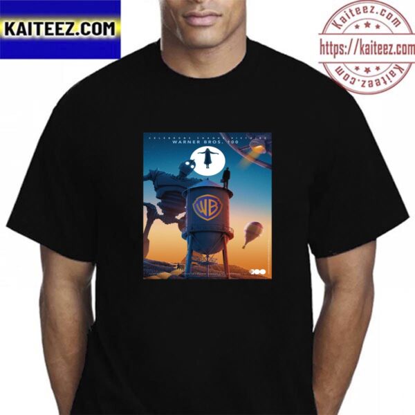 Warner Bros 100 Official Poster For Celebrate 100 Years Vintage T-Shirt