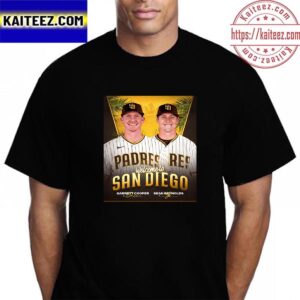 Welcome To San Diego Padres Garrett Cooper And Sean Reynolds From The Marlins Vintage T-Shirt