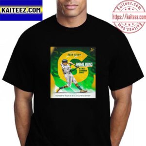 Zack Gelof Fastest To Reach 6 Home Runs In First 22 Career Games Vintage T-Shirt