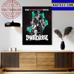 Zombieverse Begin The Zombie Escape Survival Classic T-Shirt Art Decor Poster Canvas