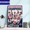 Houston Astros Vs Seattle Mariners Battle For The 3rd AL Wild Card MLB Postseason Art Decor Poster Canvas