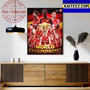 2023 FIBA Basketball World Cup World Champions Are The Germany Art Decor Poster Canvas