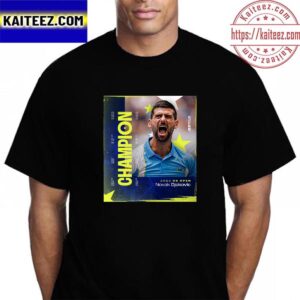 2023 US Open Champion Is Novak Djokovic Vintage T-Shirt