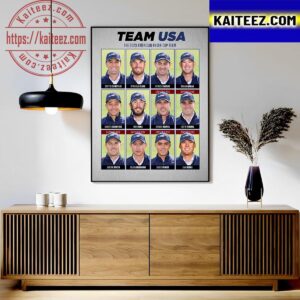 2023 United States Ryder Cup Team Art Decor Poster Canvas