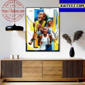 2023 Womens US Open Champion Is The First Grand Slam Title Of Coco Gauff Art Decor Poster Canvas