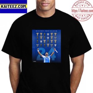 24x Grand Slam Champion For Novak Djokovic The Ultimate Trophy Collection Vintage T-Shirt